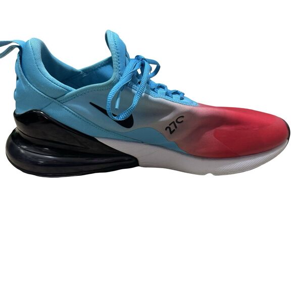Nike Mens Air Max 270 CJ0767-400 Red Blue Sports Low Top Sneaker Shoes Size 12 main image 5